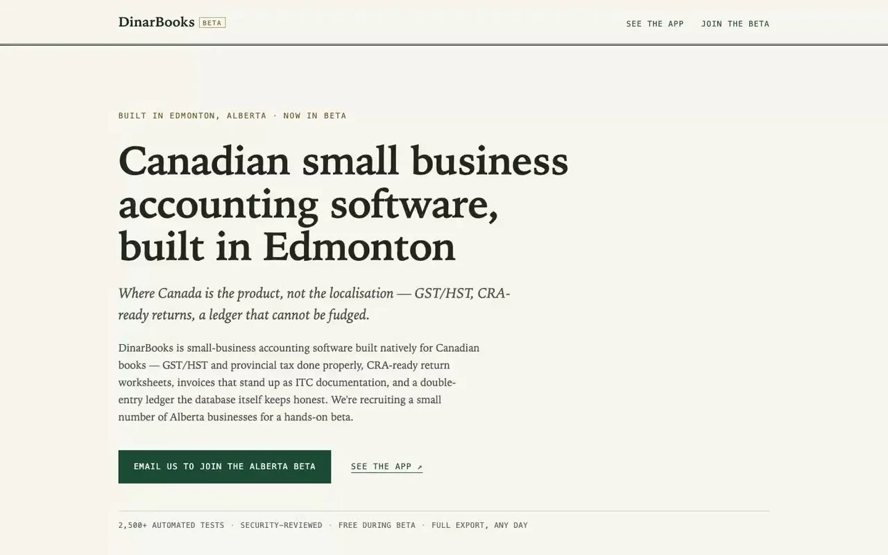 DinarBooks website screenshot