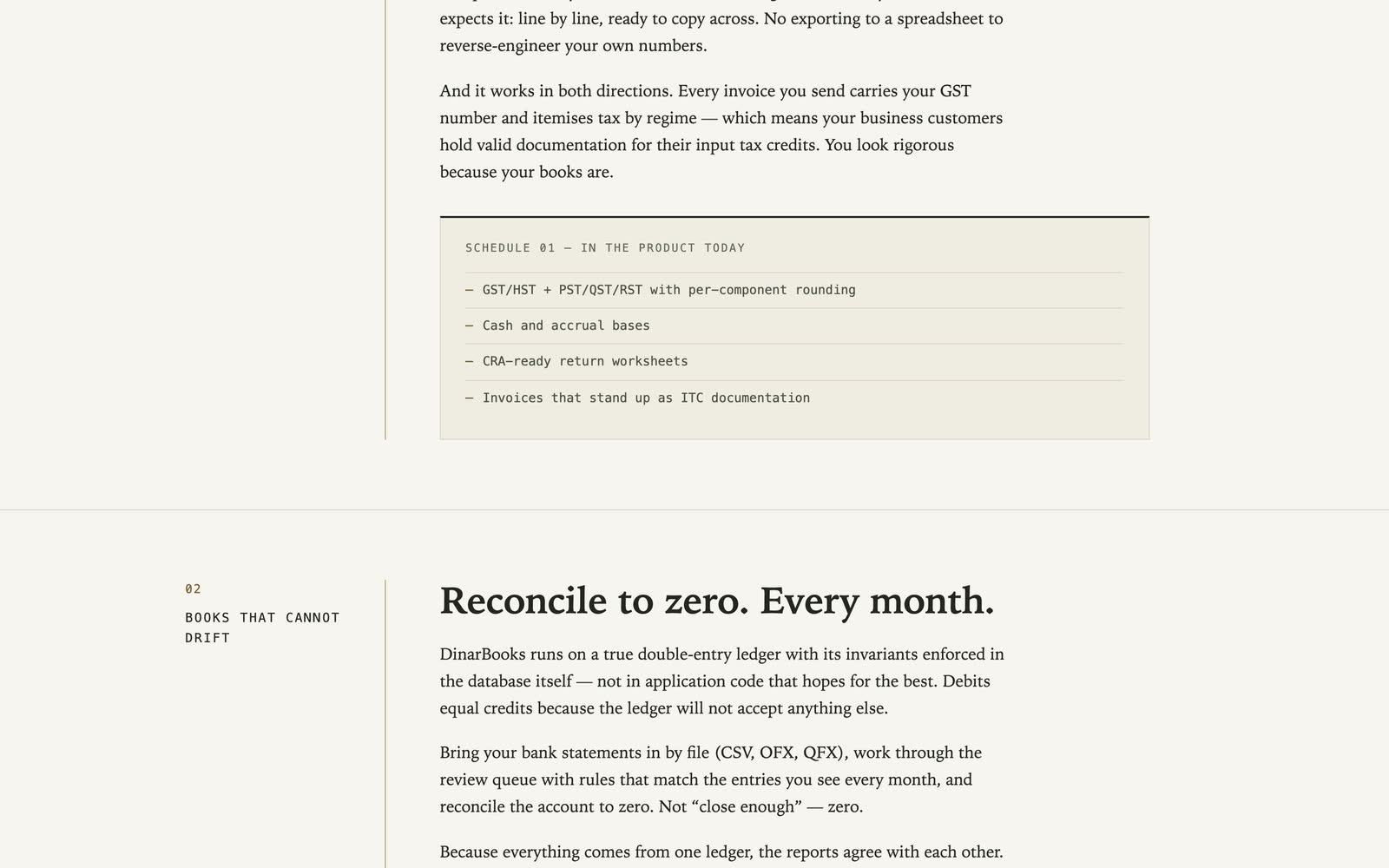 Reconcile to zero, every month, the core promise of the ledger.