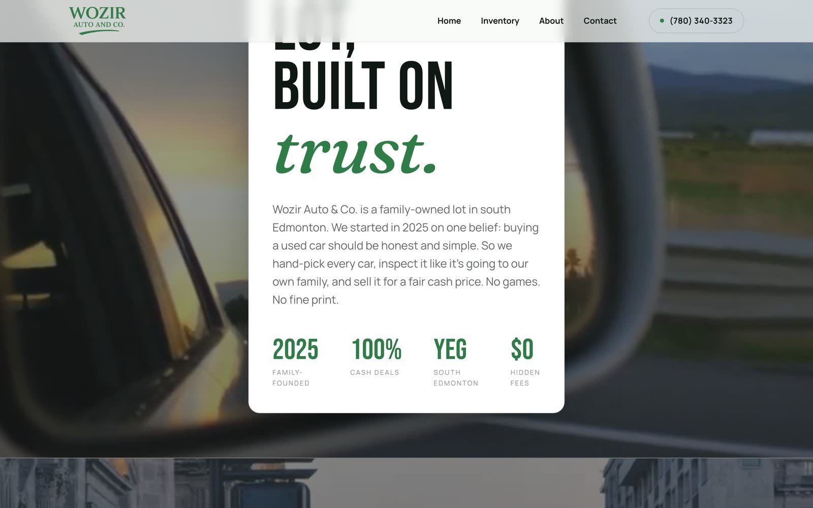 Built on trust, the numbers a buyer is quietly wondering about.